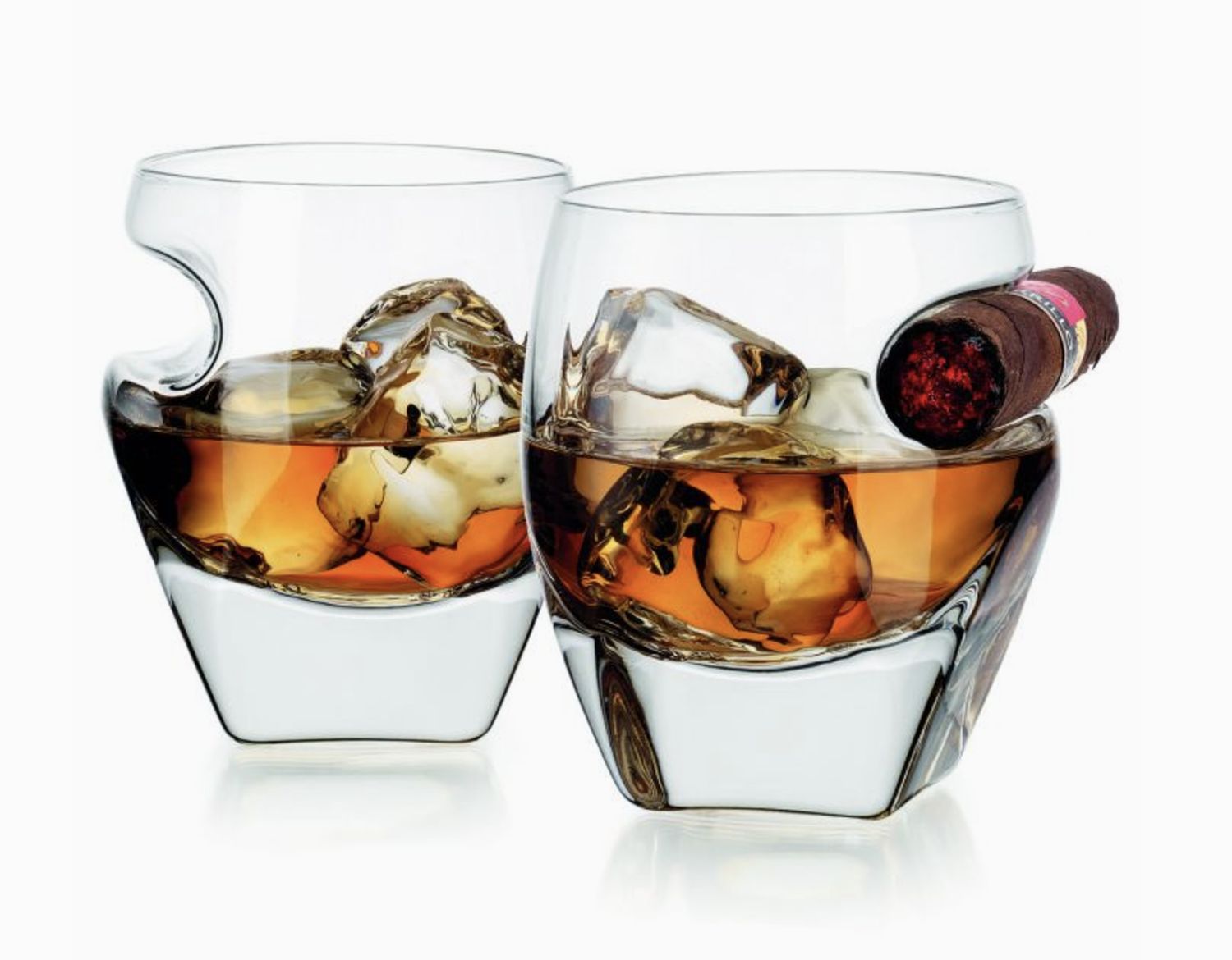 ARTURO CIGAR WHISKEY TUMBLER- SET OF TWO