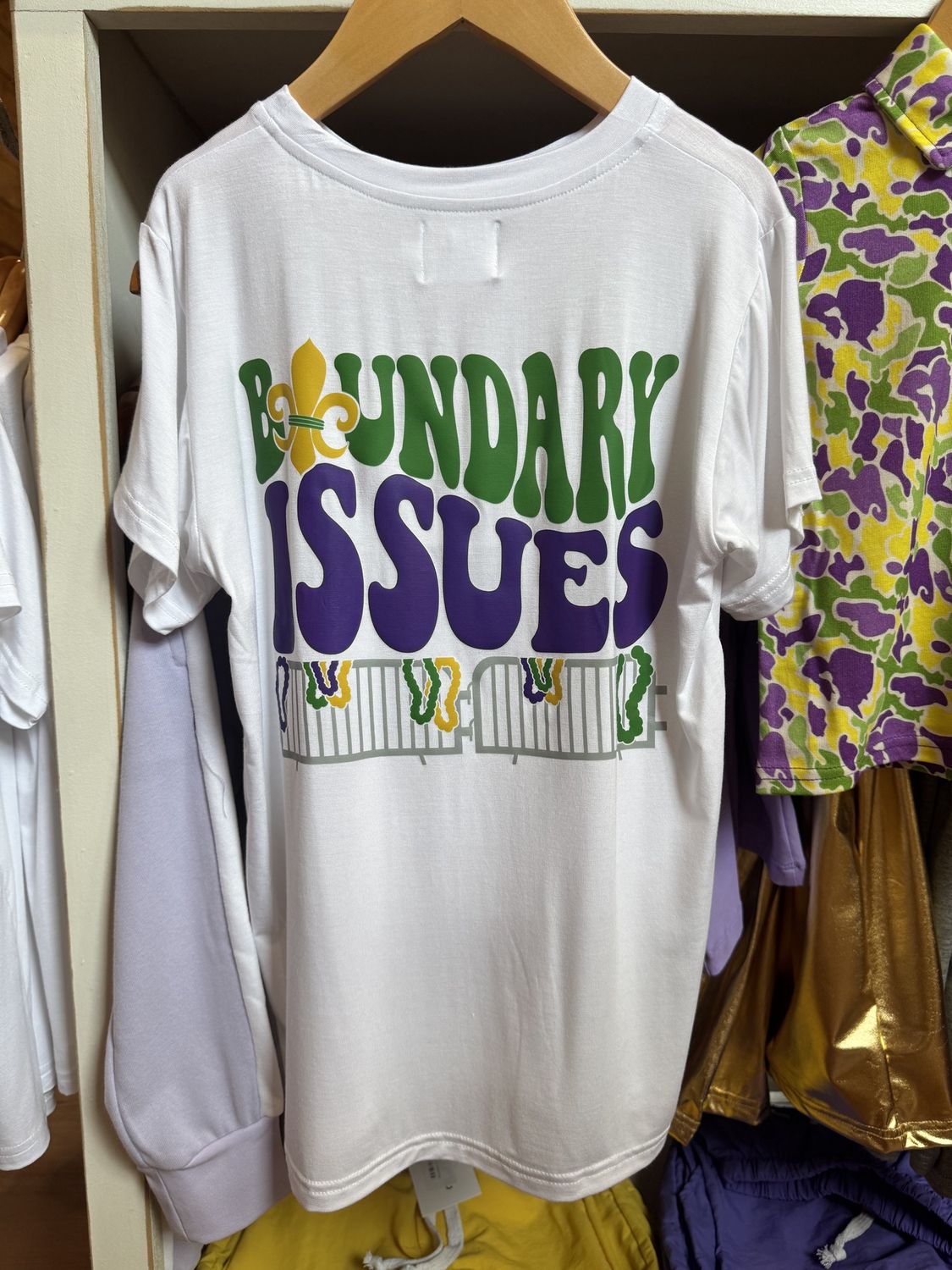 BOUNDARY ISSUES SHIRT