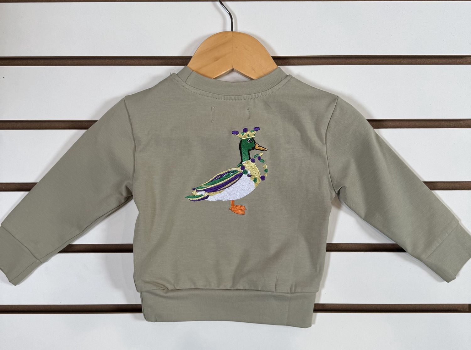 MARDI GRAS DUCK L/S SHIRT- INFANT