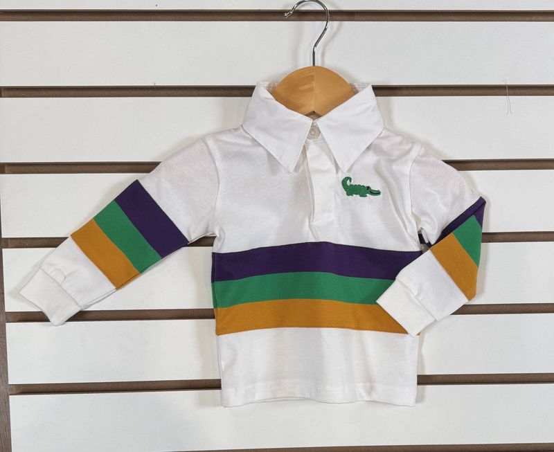 MARDI GRAS RUGBY L/S SHIRT- BOYS