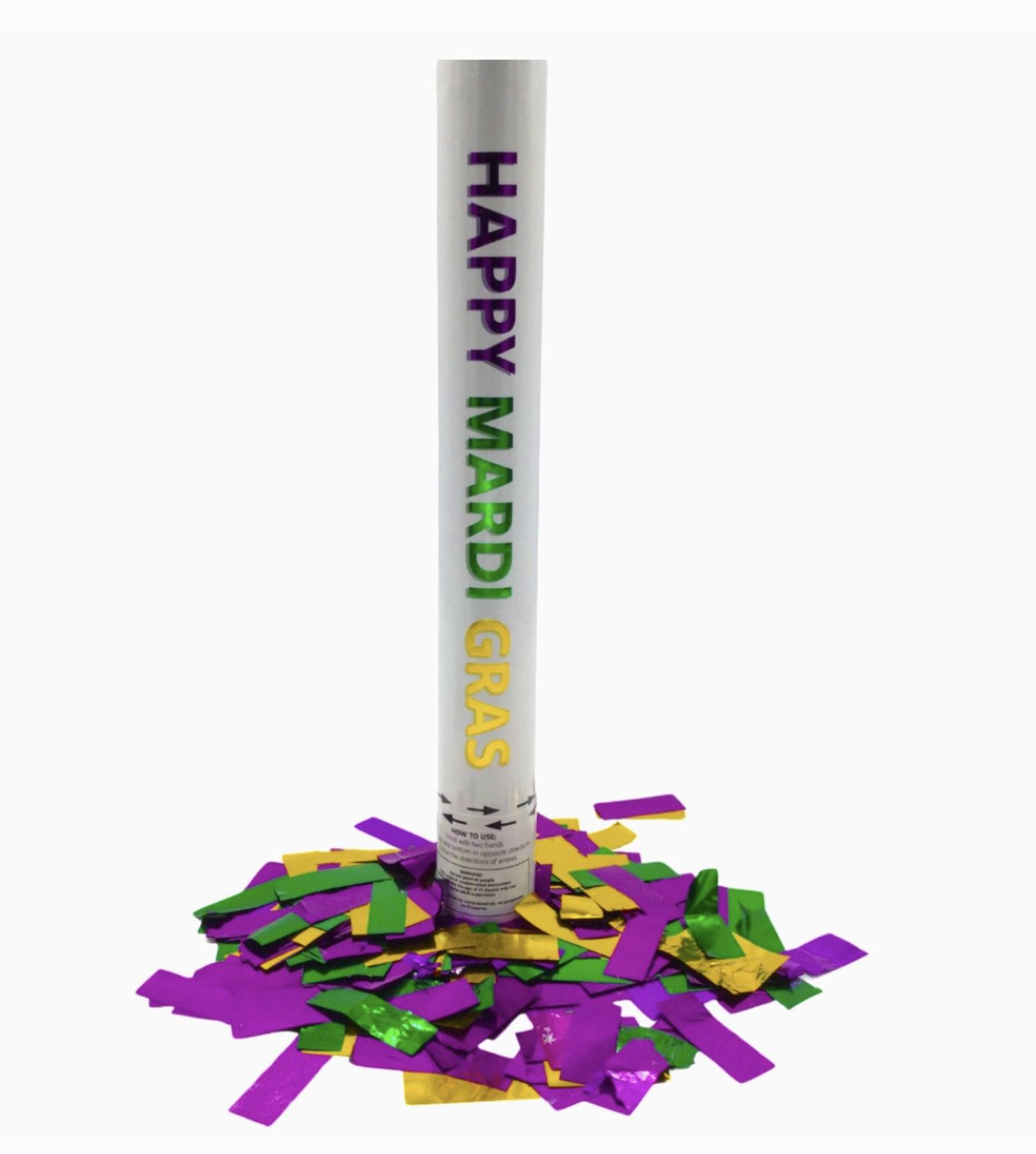 MARDI GRAS CONFETTI CANNON