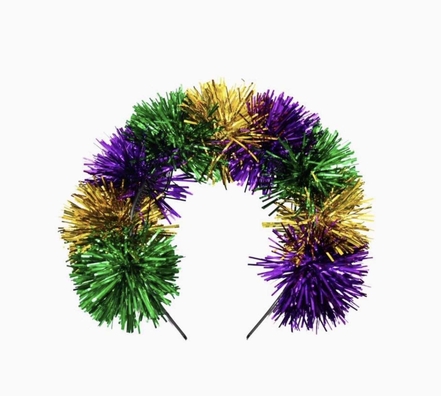 MARDI GRAS POM POM HEADBAND