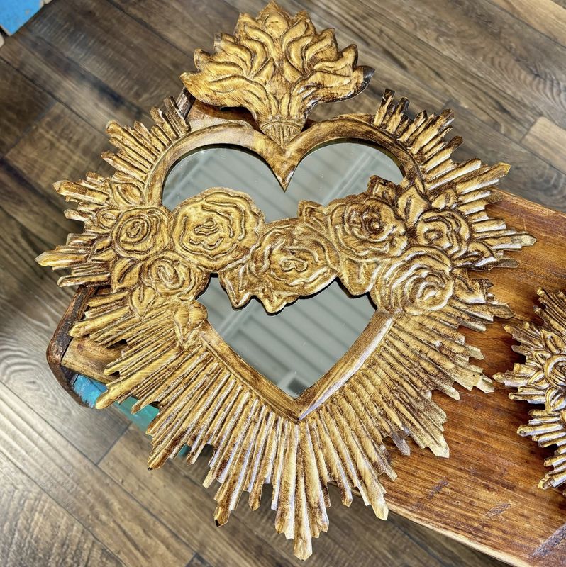 TIN IMMACULATE HEART OF MARY MIRROR- LARGE