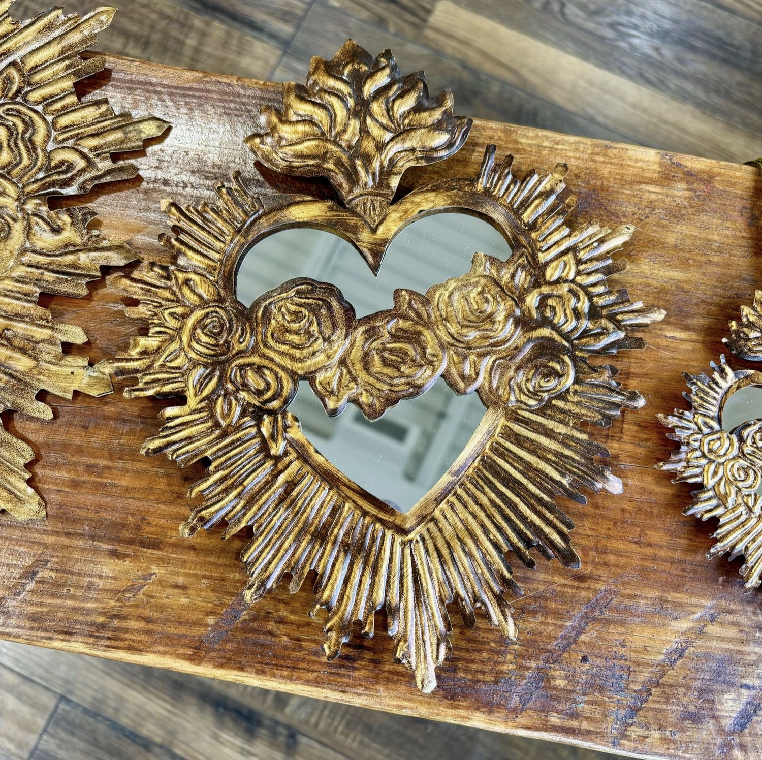 TIN IMMACULATE HEART OF MARY MIRROR- MEDIUM