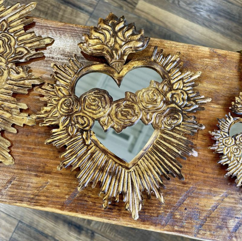 TIN IMMACULATE HEART OF MARY MIRROR- MEDIUM