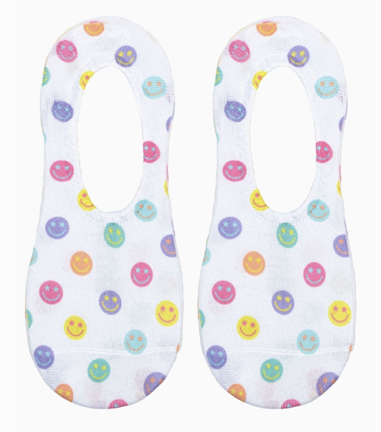 HAPPY FACES NO-SHOW SOCKS