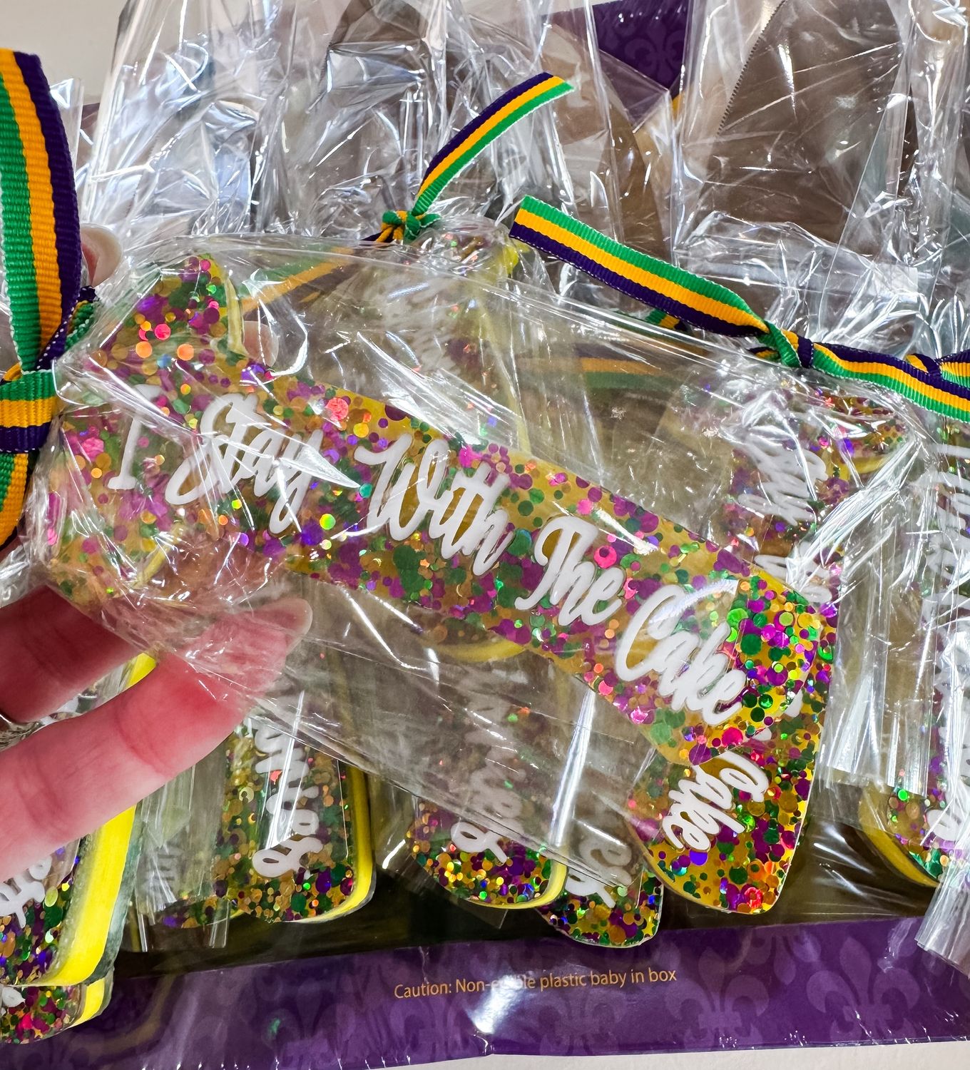 &quot;I STAY WITH THE CAKE&quot; KING CAKE KNIFE