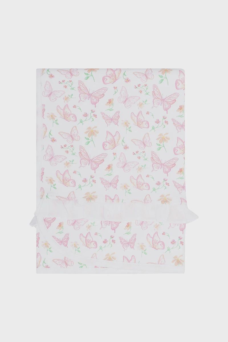 BUTTERFLIES PRINT BLANKET
