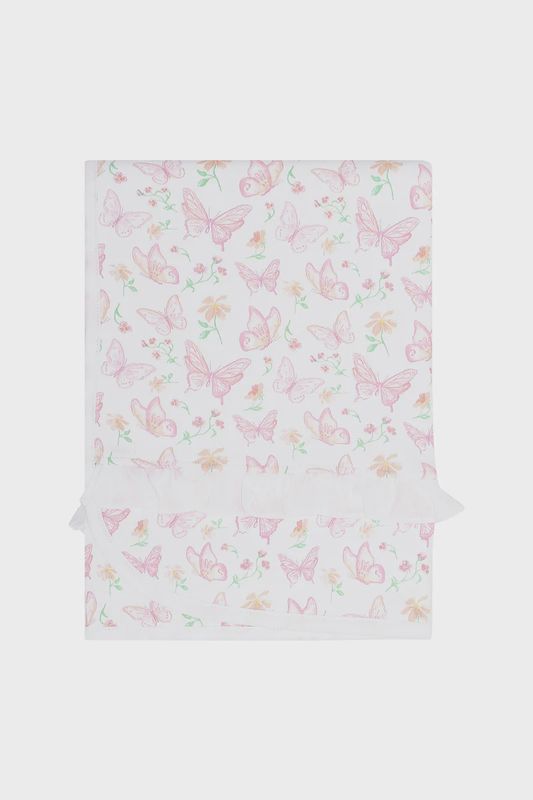 BUTTERFLIES PRINT BLANKET
