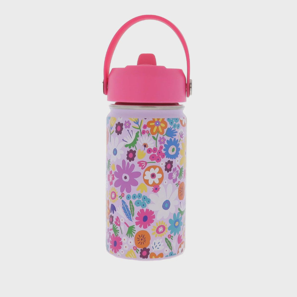 KIDS FIELD OF FLOWERS 12 OZ. BOTTLE W/ STRAW CAP