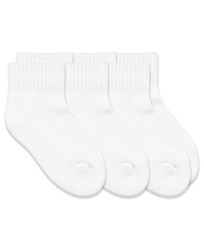 SMOOTH TOE SPORT QUARTER NON-CUSHION SOCKS- 3PK