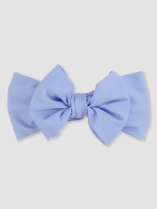 PERIWINKLE BLUE SWIM BOW HEADBAND- O/S