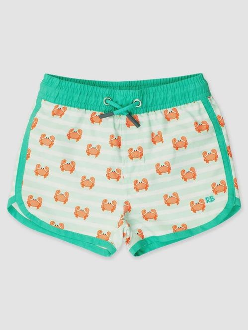 CRABBY COVE DOLPHIN HEM SWIM TRUNKS