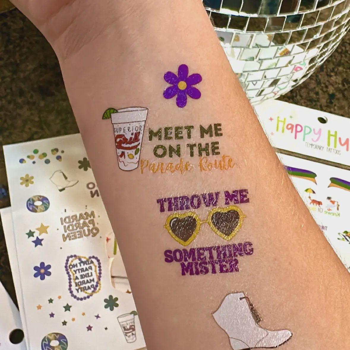 MAMBO QUEEN TEMPORARY TATTOOS