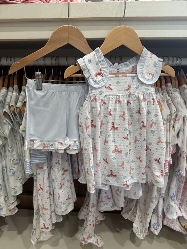 UNDER THE SEA ADVENTURES GIRL PIMA SHORT SET