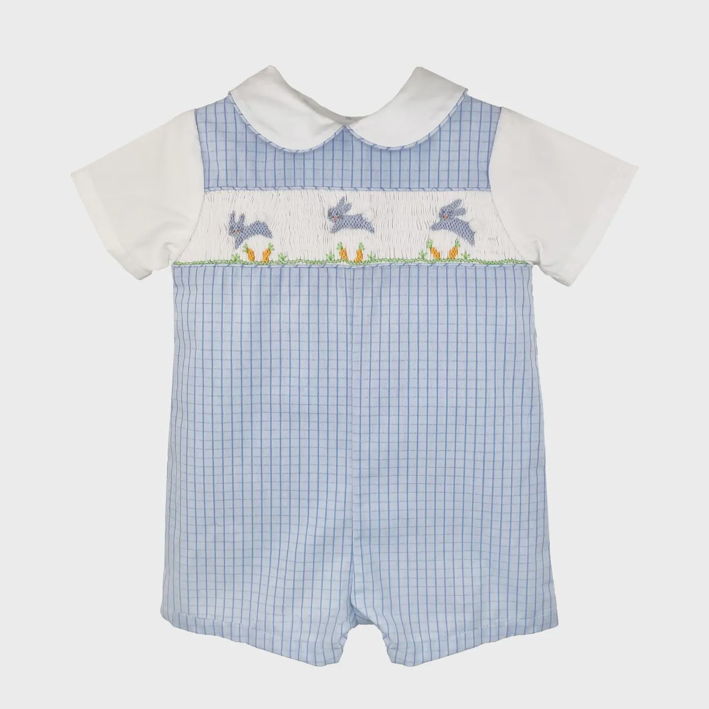 SMOCKED BUNNIES ROMPER