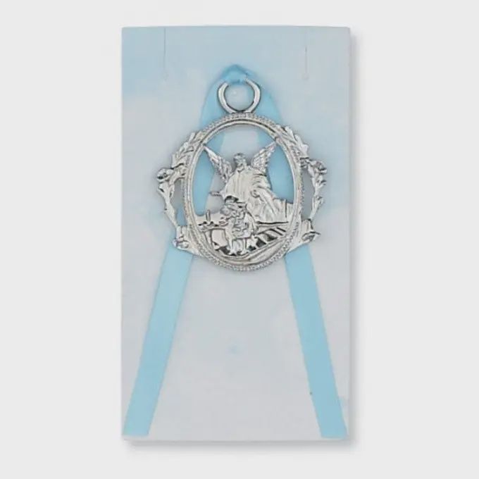 GUARDIAN ANGEL CRIB METAL- BLUE