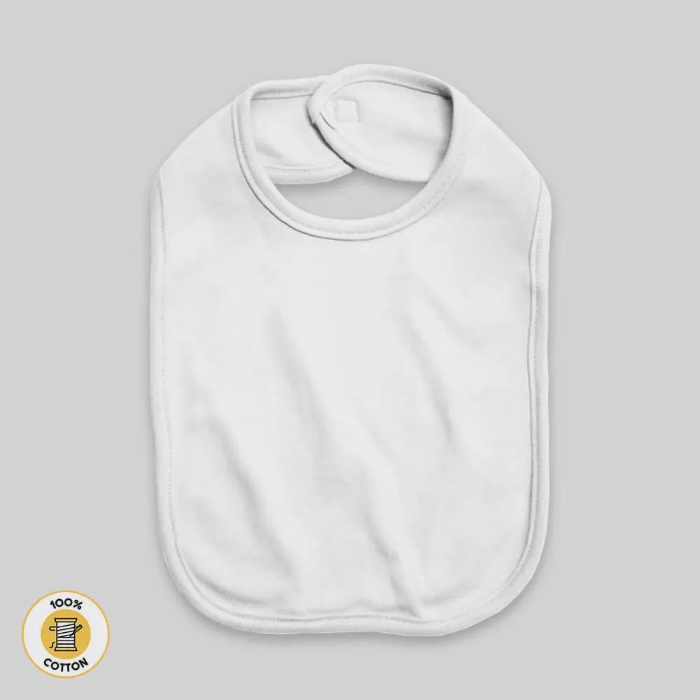 WHITE BIB BLANK