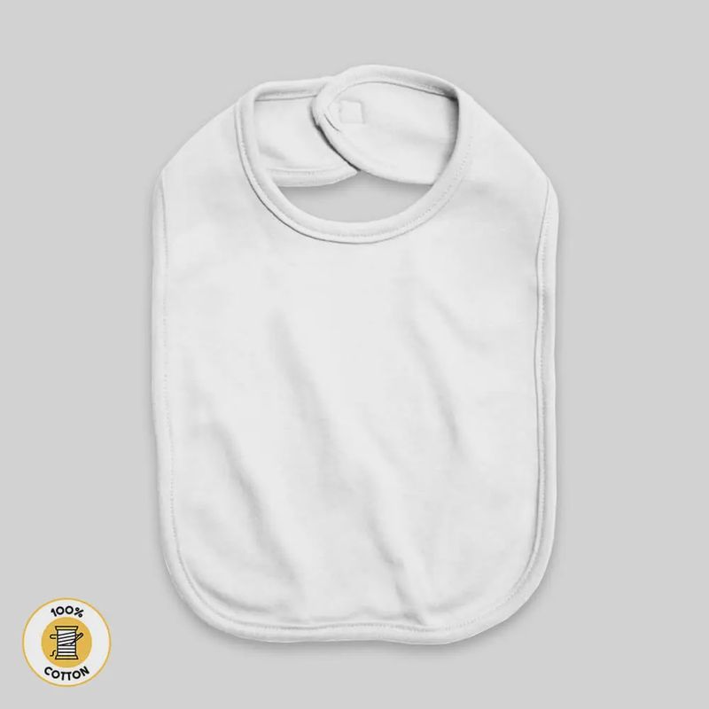 WHITE BIB BLANK