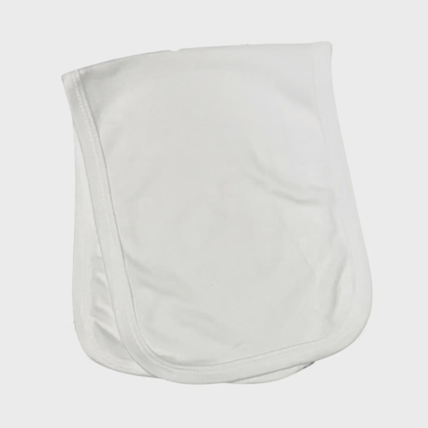BURP CLOTH BLANK- WHITE