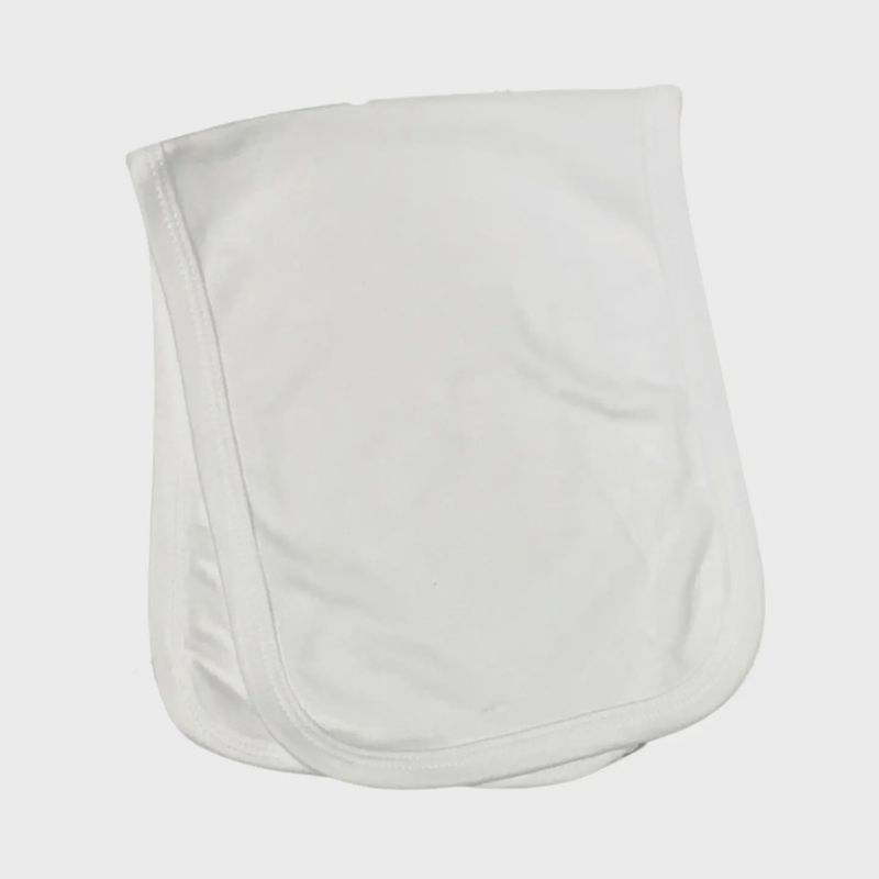 BURP CLOTH BLANK- WHITE