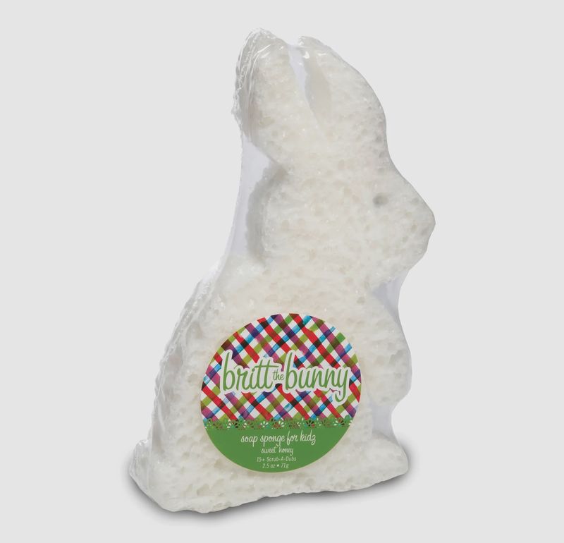 BRITT THE BUNNY SOAP IN A SPONGE