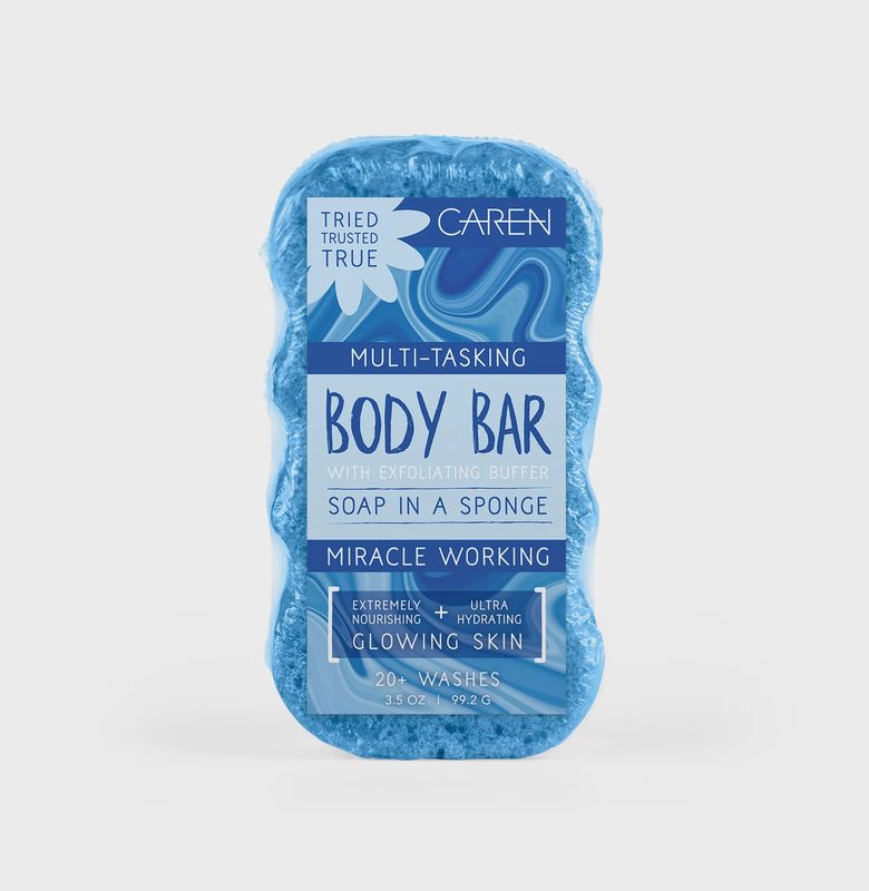BLUE LINEN BODY BAR SPONGE