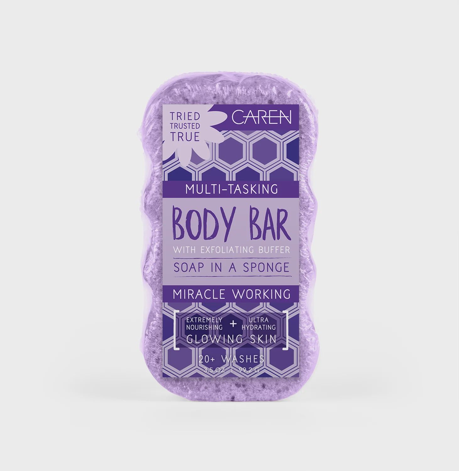 LOVED PURPLE BODY BAR SPONGE