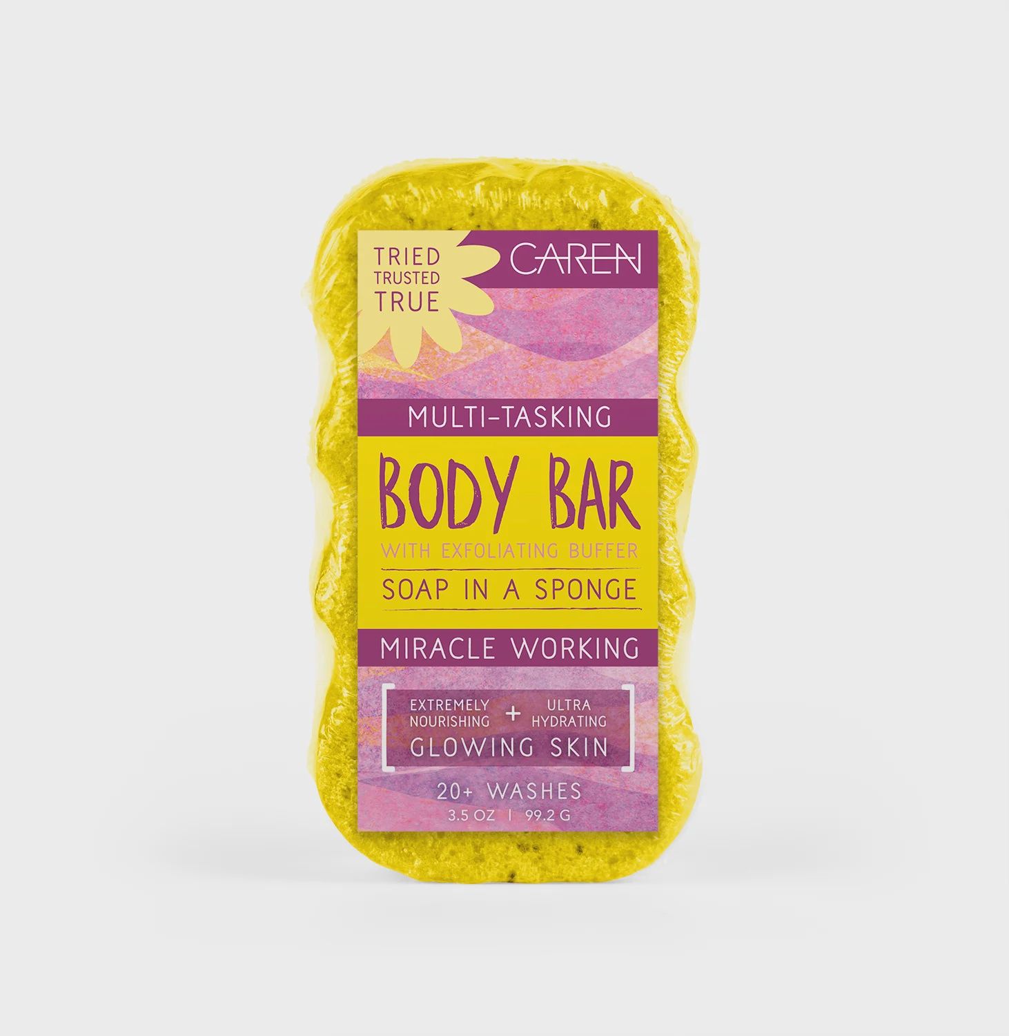 LOVED YELLOW BODY BAR SPONGE