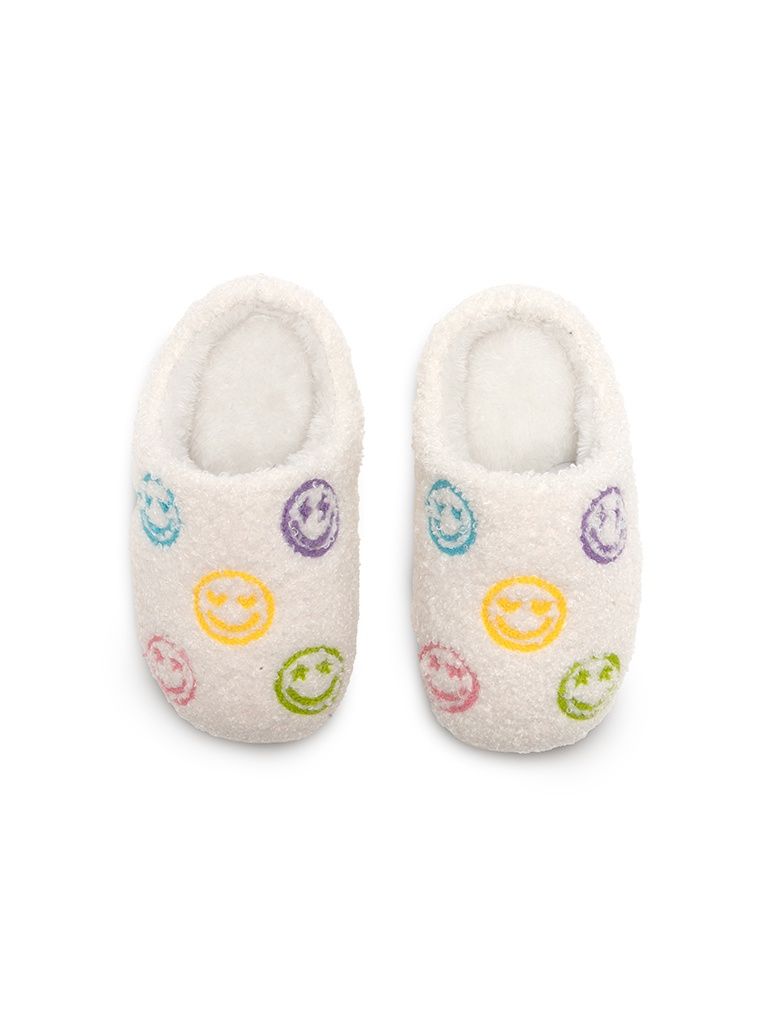KIDS HAPPY ALL OVER SLIPPERS
