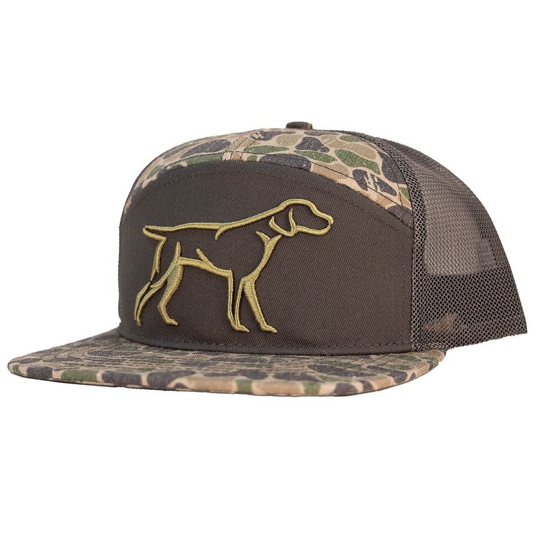 YOUTH BACKWOODS CAMO PANEL GREY HAT