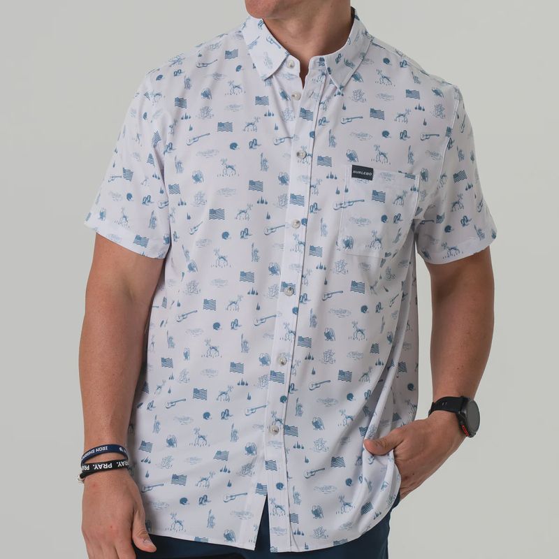 PERFORMANCE BUTTON UP- AMERICA THE GREAT