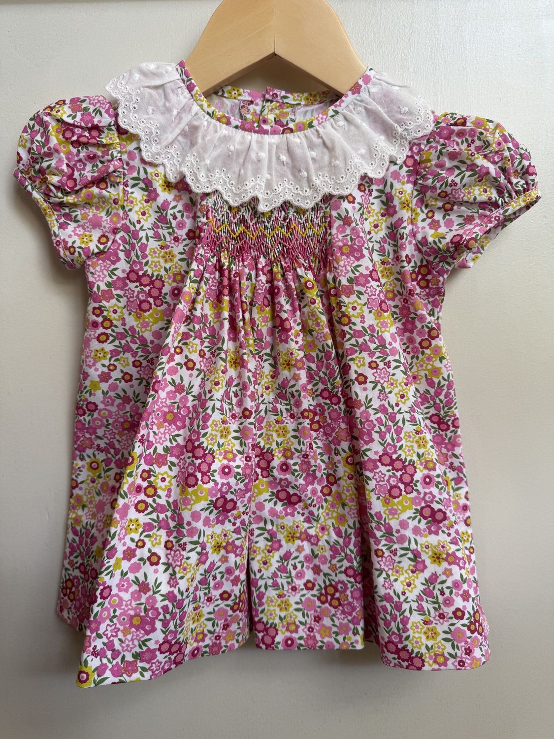PINK FLOWERS CHARLIE DRESS