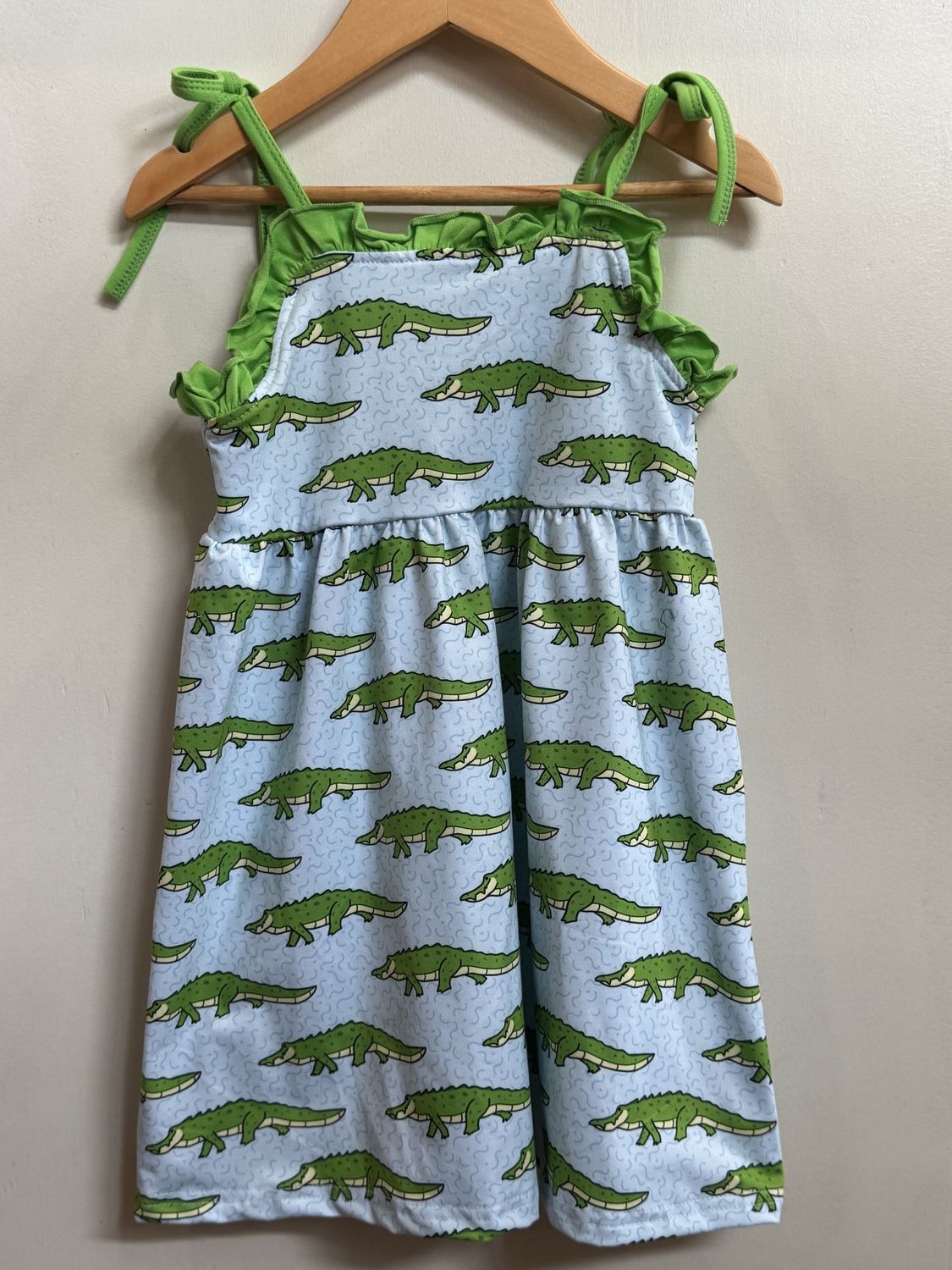 GATOR LAND DRESS W/ TIES