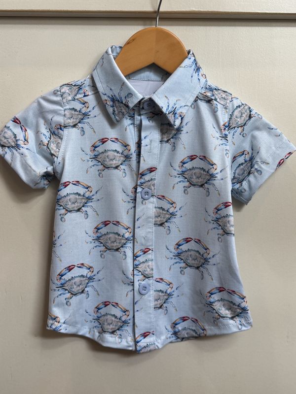 LINEN CRAB POLO