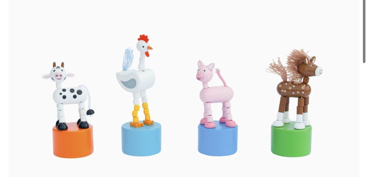 PUSH PUPPET FARM ANIMAL