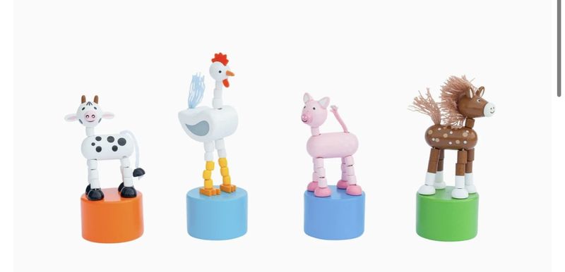 PUSH PUPPET FARM ANIMAL