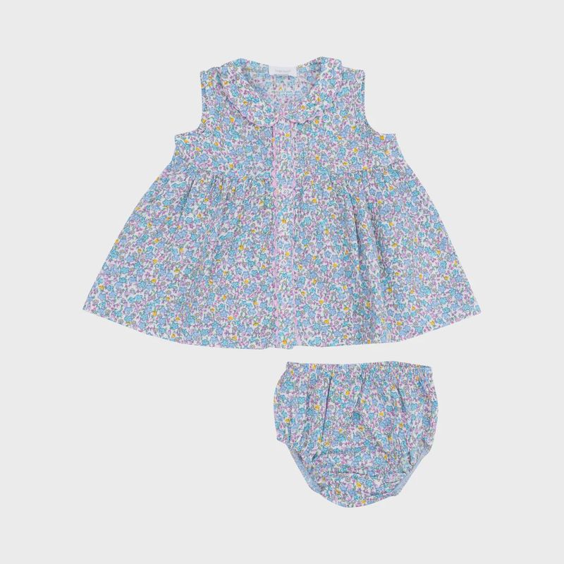 THE JILL FLOWERS &amp; BERRIES PETER PAN BUTTON FRONT DRESS