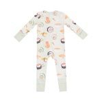 SUSHI GREEN 2-WAY ZIPPER ROMPER