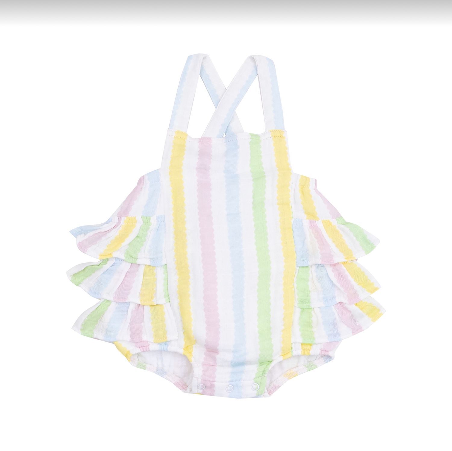 RIC RAC STRIPE RUFFLE SUNSUIT
