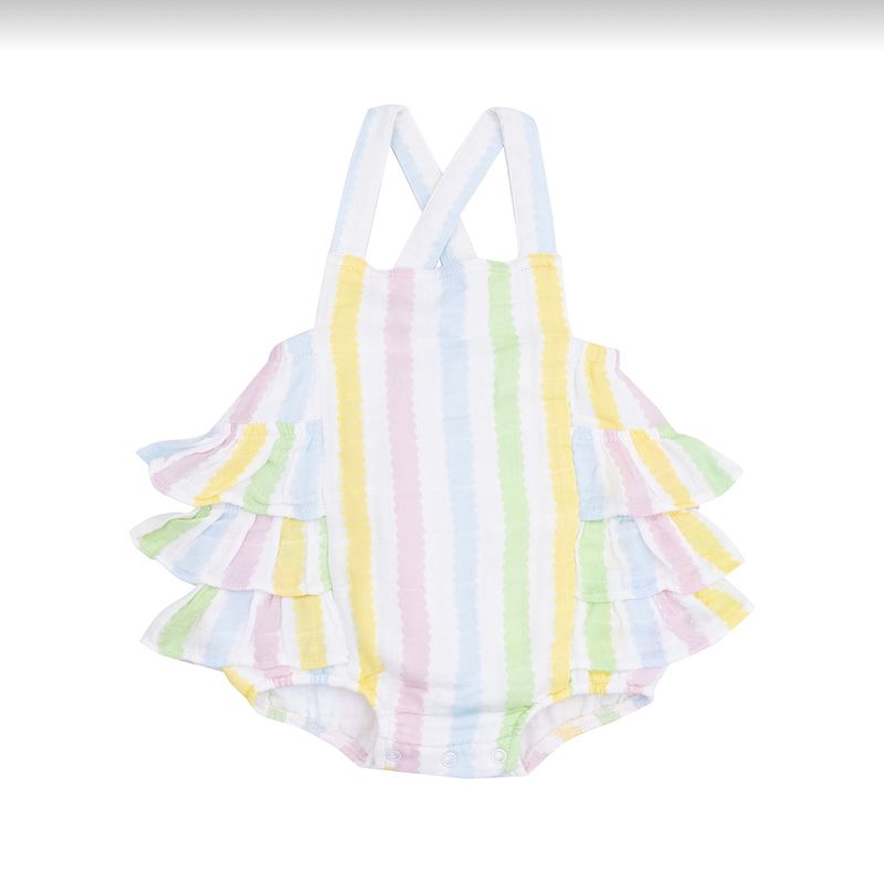 RIC RAC STRIPE RUFFLE SUNSUIT