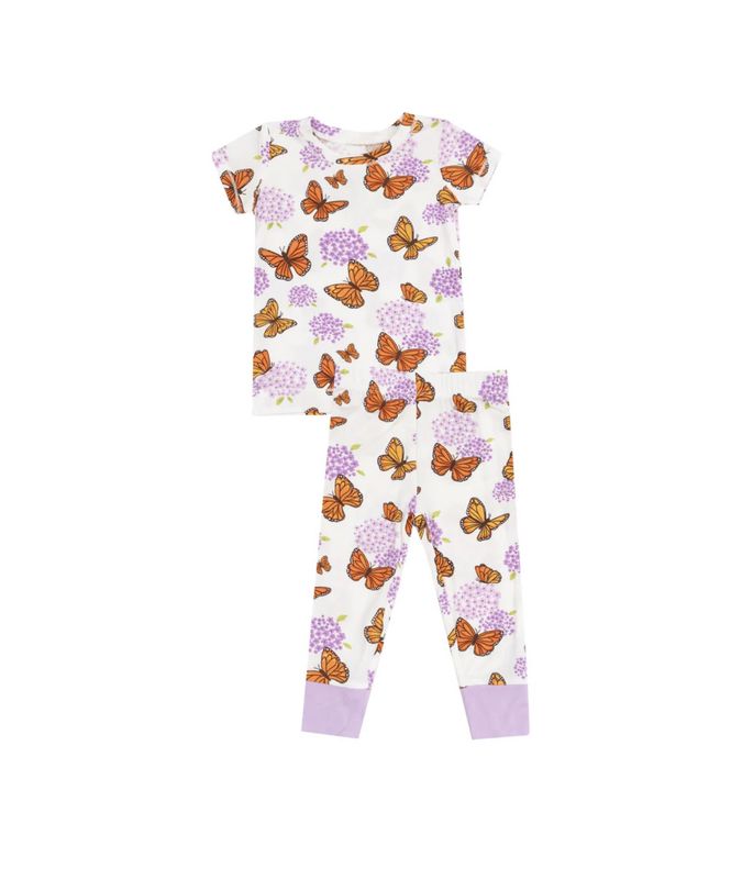 MONARCH BUTTERFLIES + MILKWEED LOUNGEWEAR SET