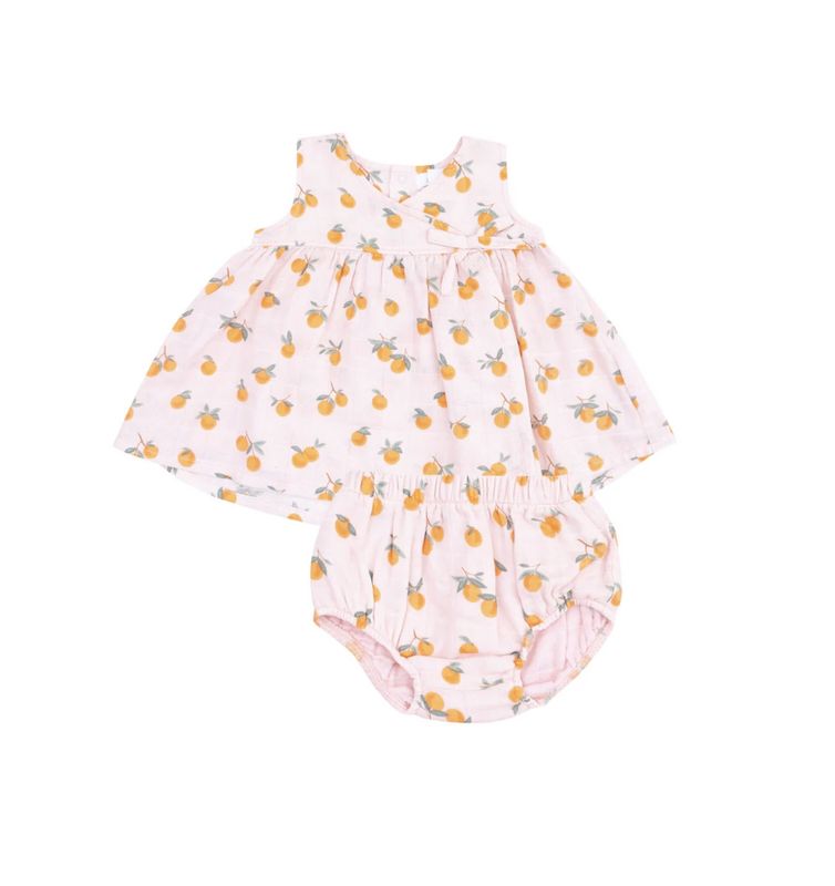 SWEET CLEMENTINES KIMONO DRESS &amp; BLOOMERS