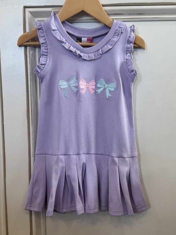 TRIPLE BOW TENNIS DRESS