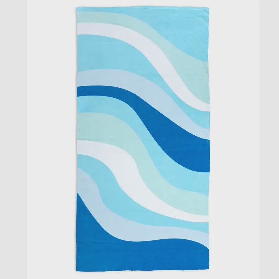 BLUE WAVE POOL TOWEL