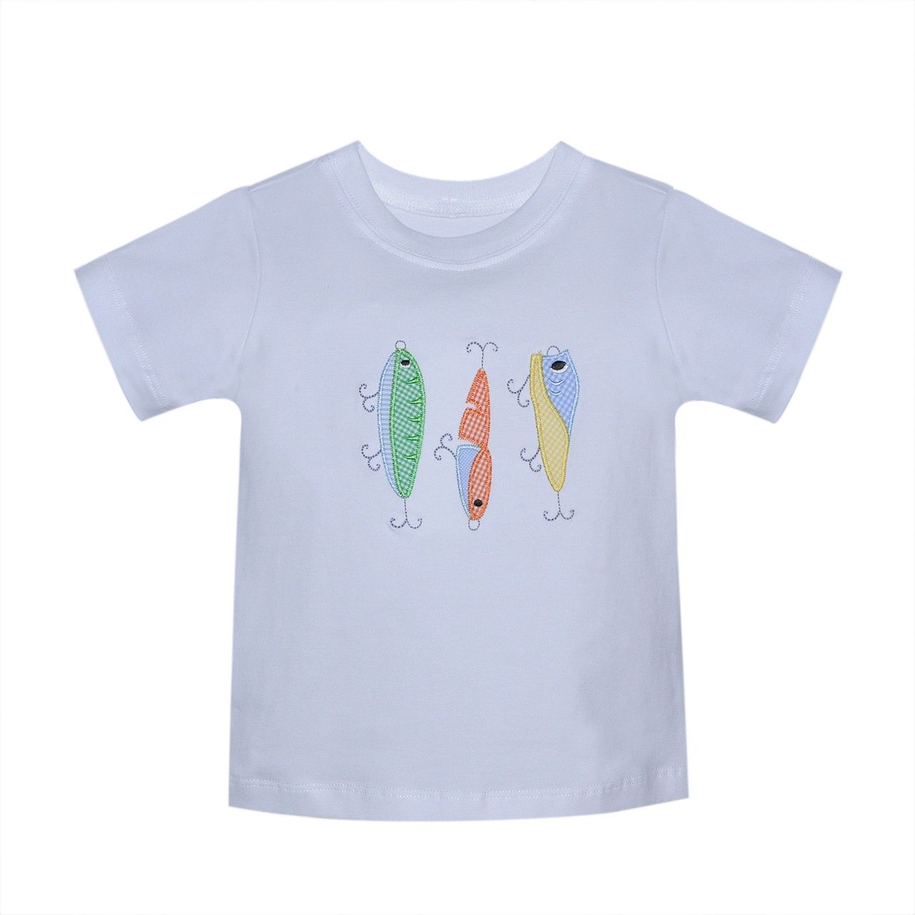 WHITE HOUSTON SHIRT- FISHING BAITS
