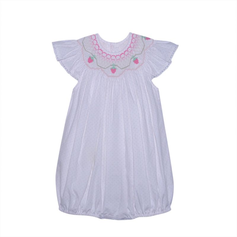 PINK SAVANNAH ANGEL BISHOP BUBBLE- STRAWBERRIES