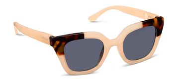 NELL POLARIZED SUNNIES- TAN &amp; TORTOISE