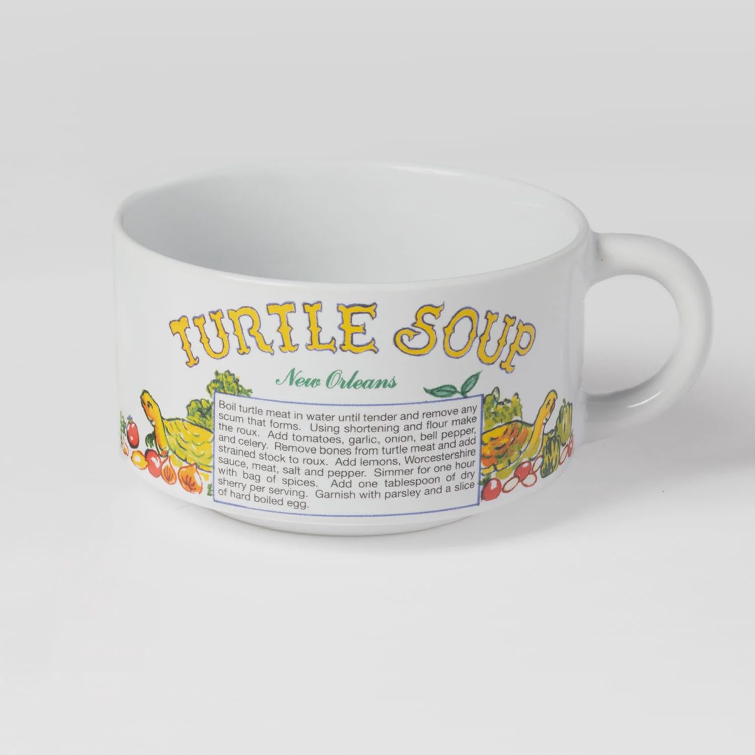 TURTLE SOUP RECIPE BOWL
