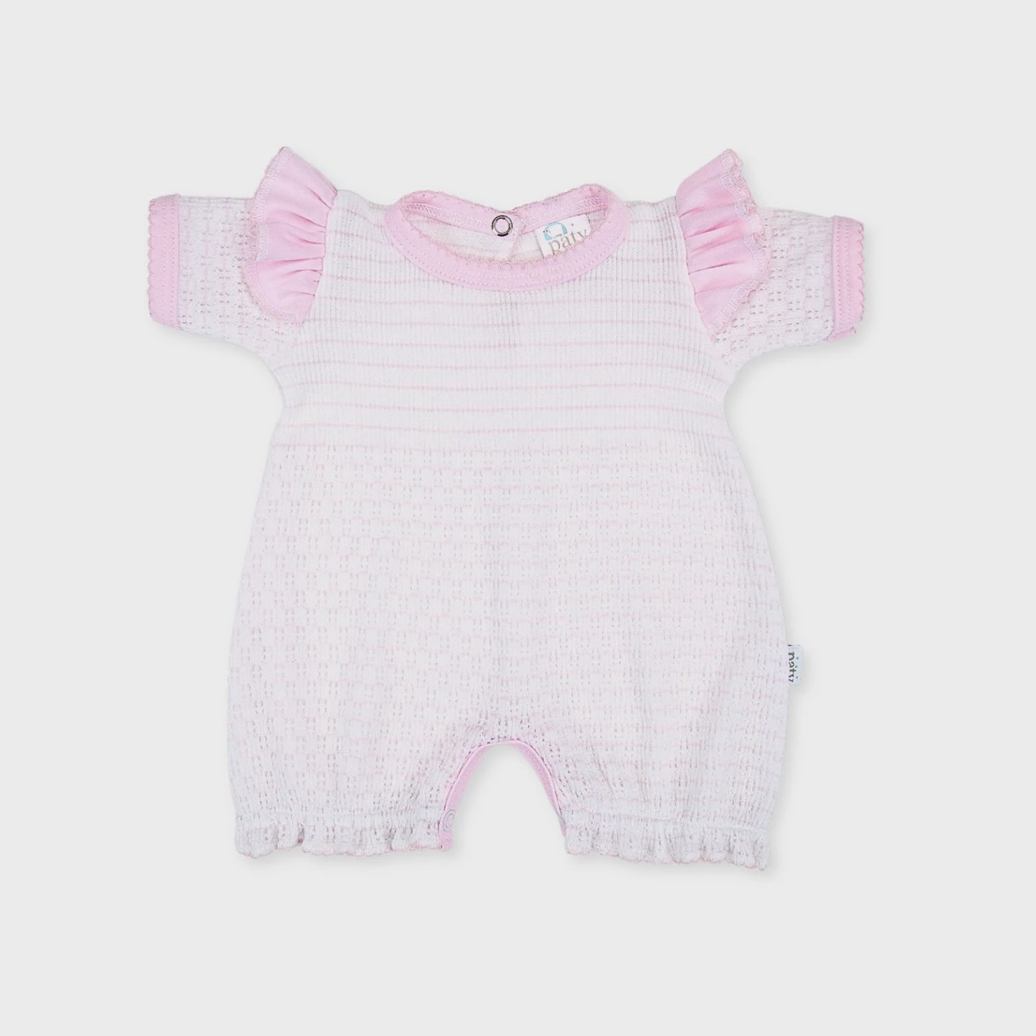 KNIT ANGEL SLEEVE BUBBLE- PINK